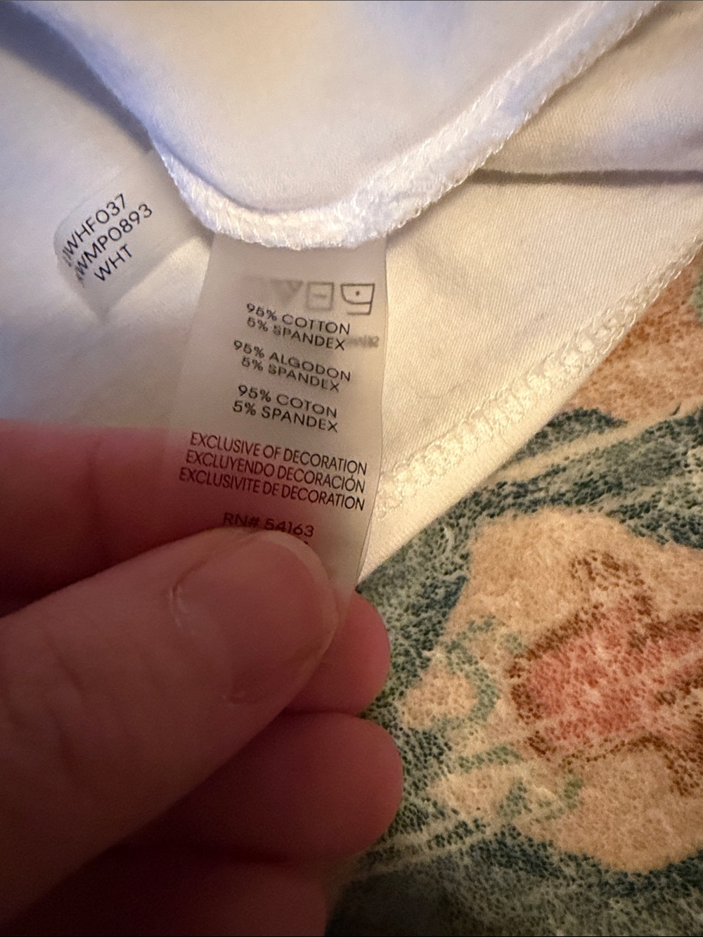 Karl Lagerfeld White Tee with Black Script Logo - Picture 6 of 6